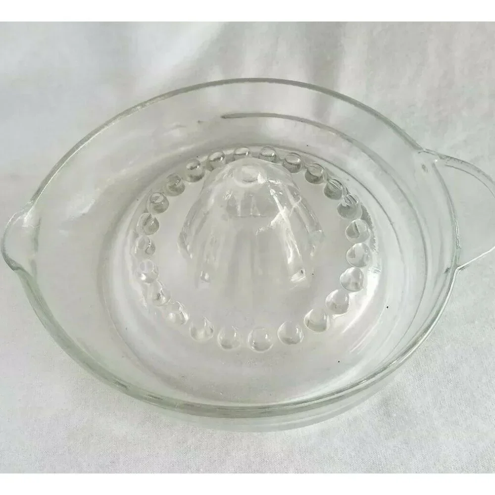 VTG GLASS CITRUS REAMER BAR KITCHEN MARKED MEXICO TPC